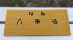 木材の彫文字看板2